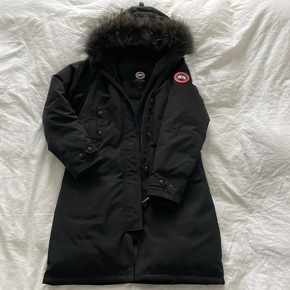 Canada Goose Black Kensington Parka (Discont.) - Size M